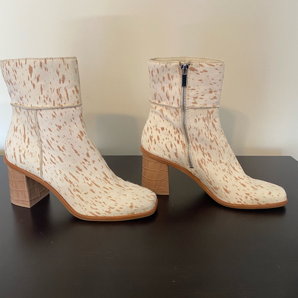 Dolce Vita calf hair booties